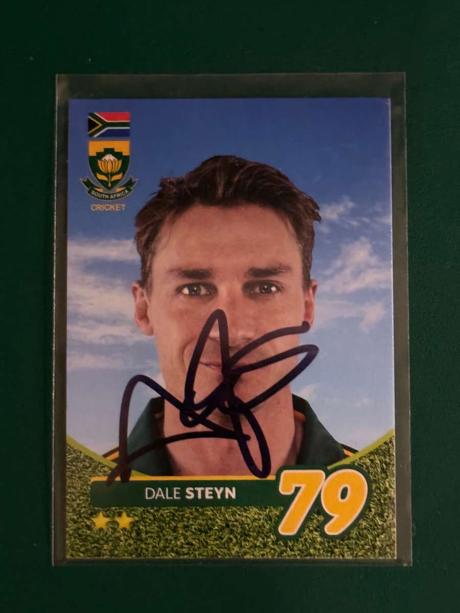 Cricket Card - *SIGNED* Dale Steyn 2014 Big Ball Cricket Card