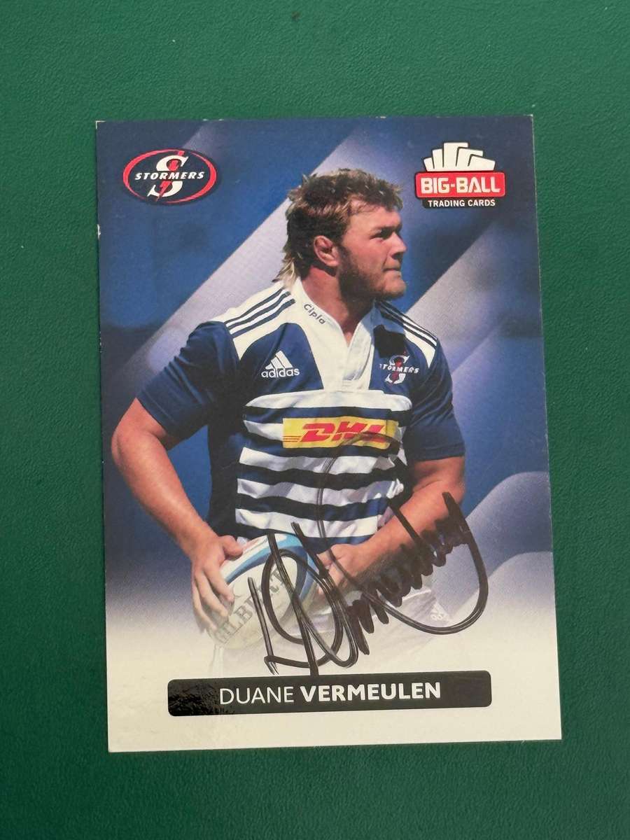 Rugby Card - *SIGNED* Duane Vermeulen 2012 Big Ball Rugby Card