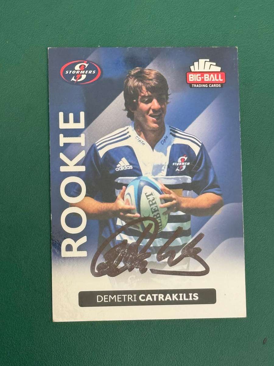 Rugby Card - *SIGNED* Demetri Catrakilis 2012 Big Ball Rugby Card