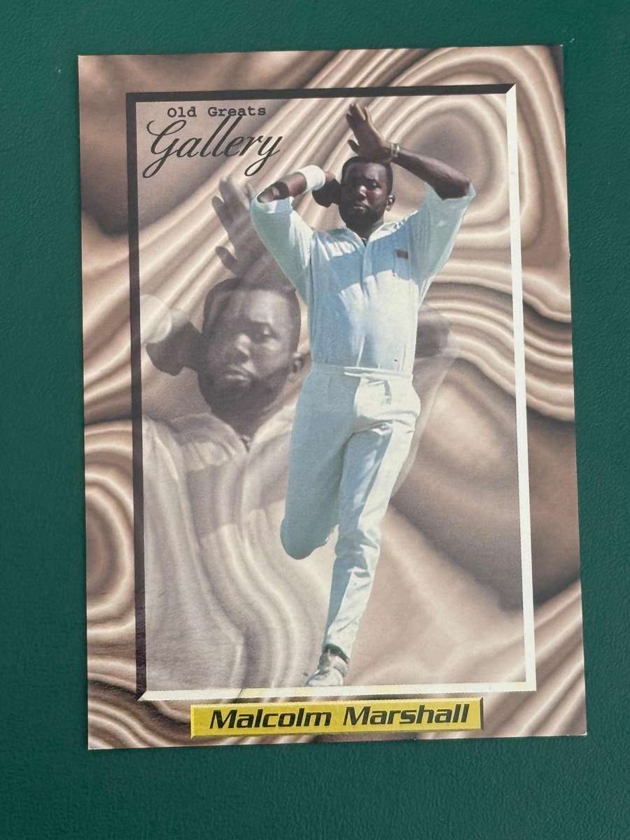 Cricket Card - Malcolm Marshall Old Greats 1996 Sports Deck Cricket Card