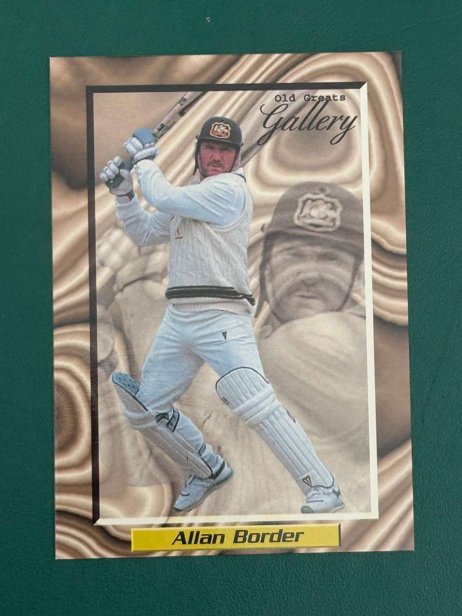 Cricket Card - Allan Border Old Greats 1996 Sports Deck Cricket Card