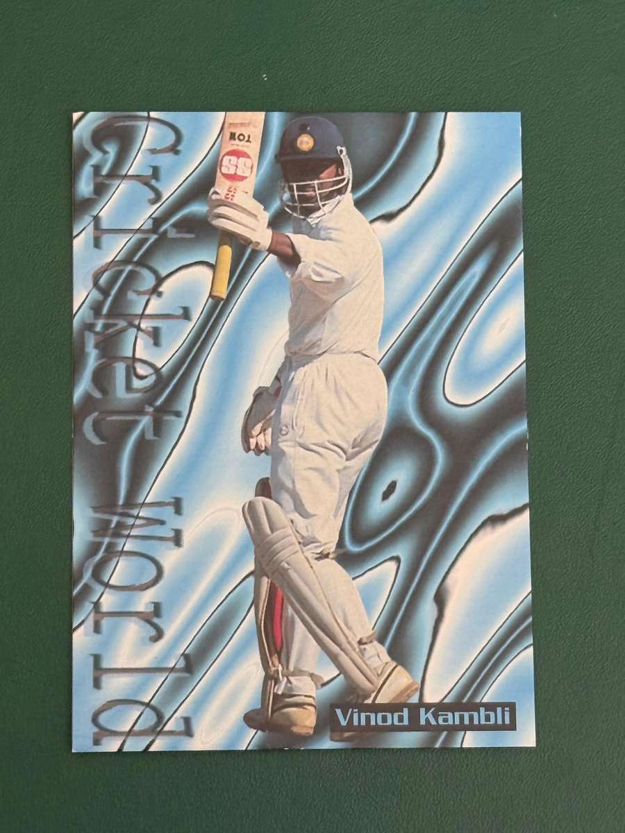 Cricket Card - Vinod Kambli 1996 Sports Deck Cricket Card