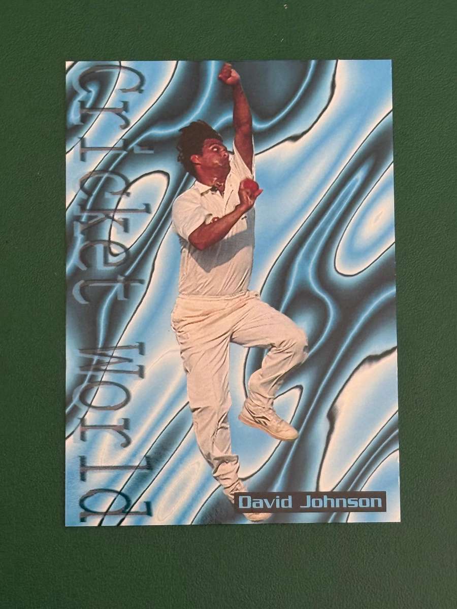 Cricket Card - David Johnson 1996 Sports Deck Cricket Card