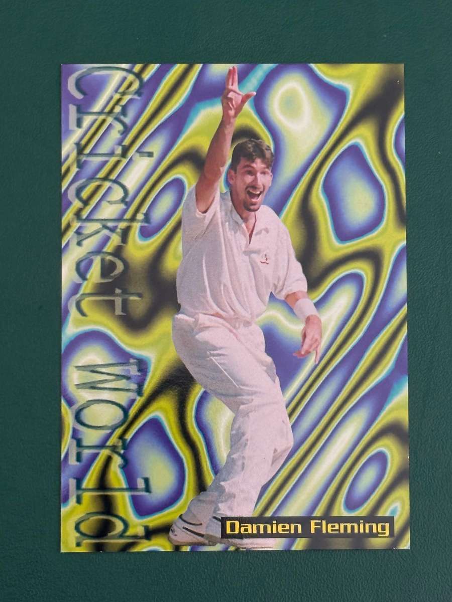 Cricket Card - Damien Fleming 1996 Sportsdeck Cricket Card