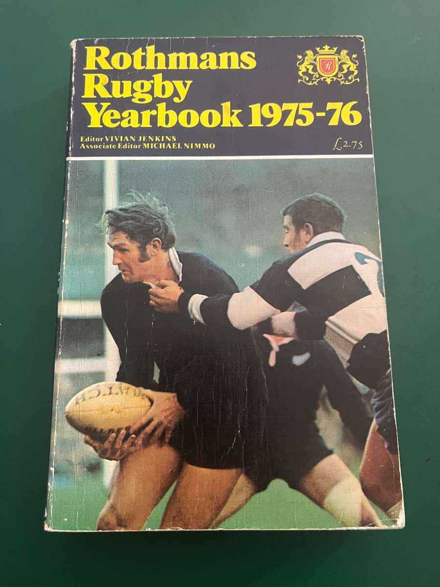 Rugby Book - Rothmans Rugby Yearbook 1975-1976