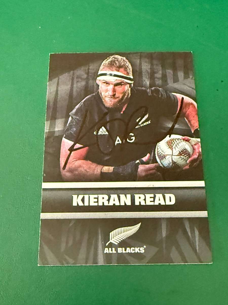 Rugby Card - *SIGNED* Kieran Read 2017 NZ Tap and Play Rugby Card