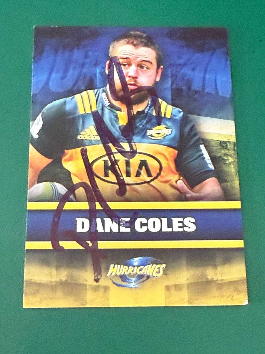 Rugby Card - *SIGNED* Dane Coles 2017 NZ Tap and Play Rugby Card