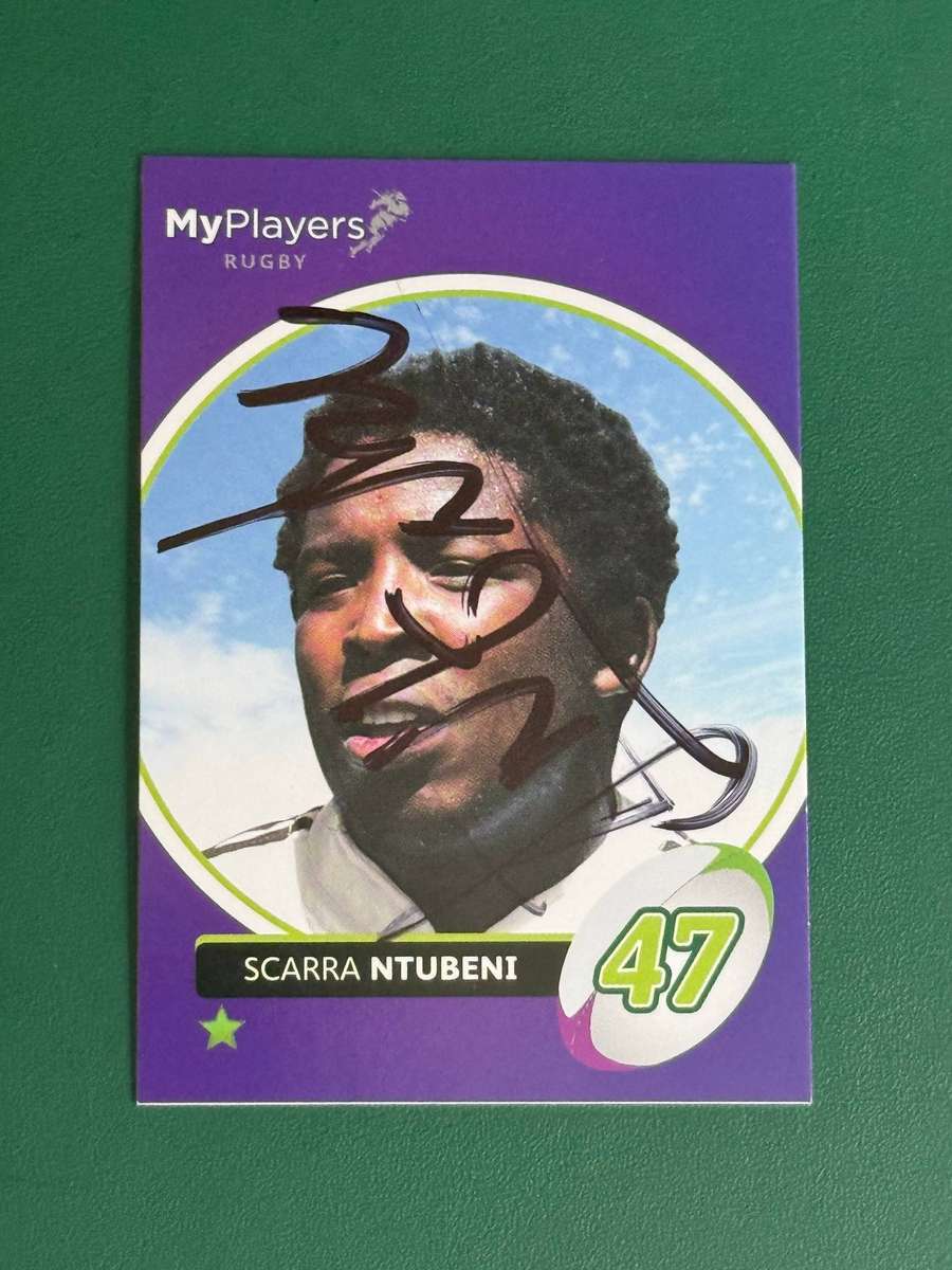 Rugby Card - *SIGNED* Scarra Ntubeni 2014 Big Ball Rugby Card