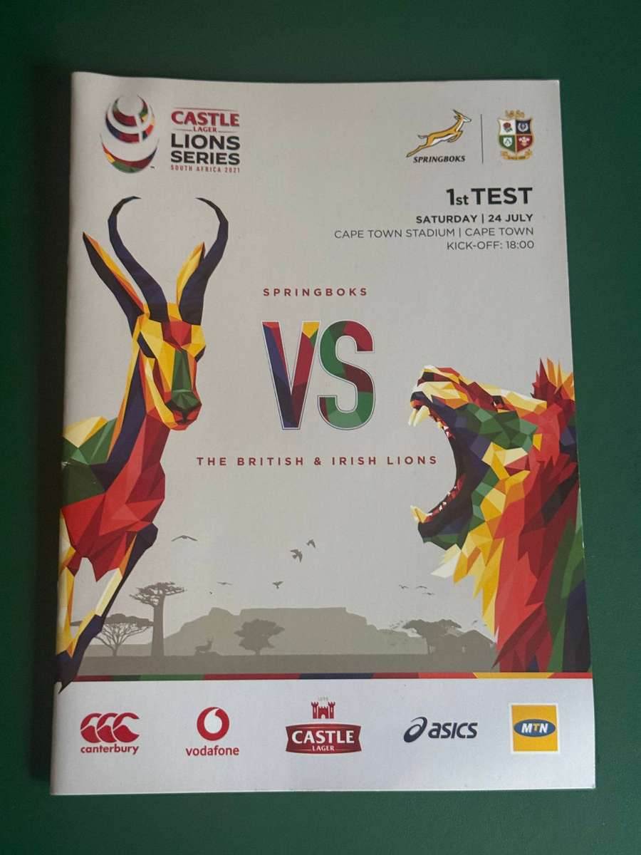Rugby Programme - South-Africa vs British and Irish Lions 24/07/2021 (1st Test)