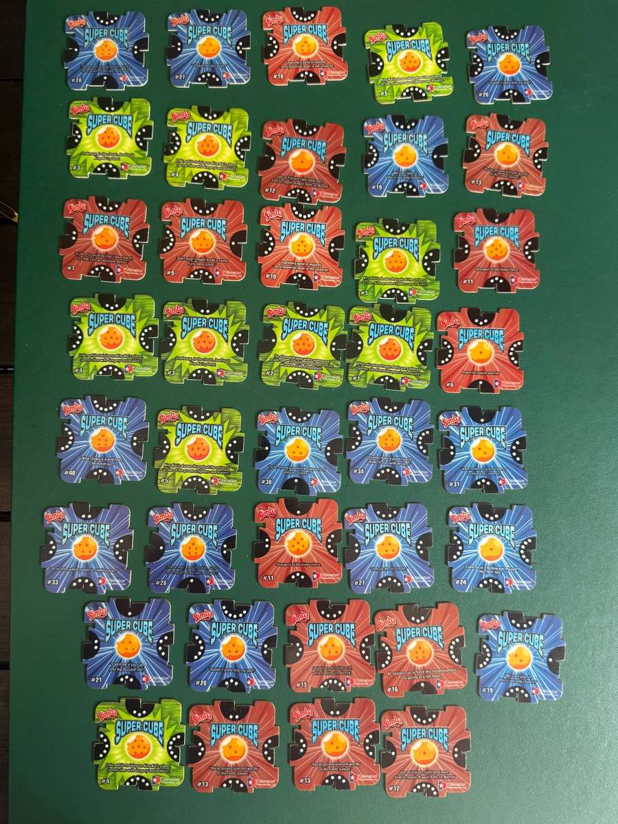 Simba Tazos - Dragonball Z Super Cube * 39 Tazos
