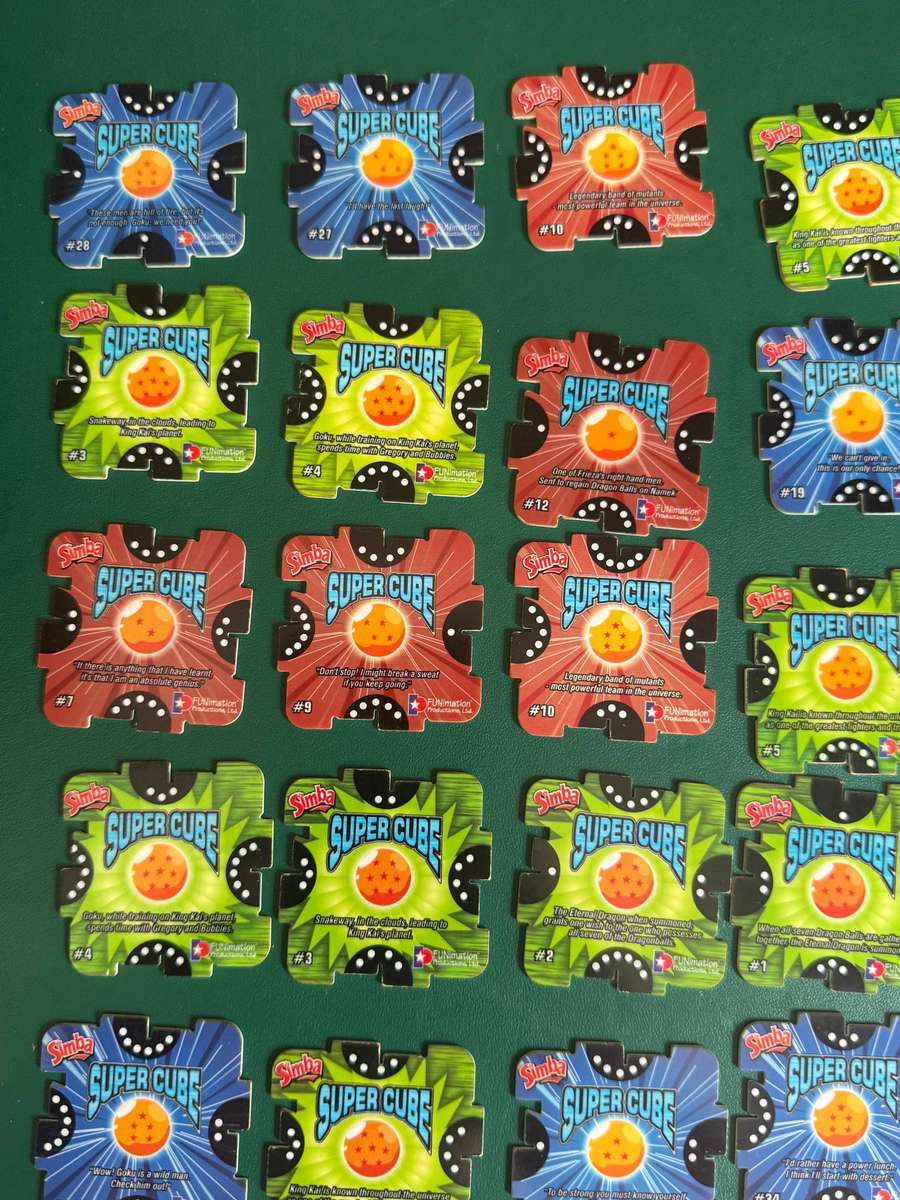 Simba Tazos - Dragonball Z Super Cube * 39 Tazos