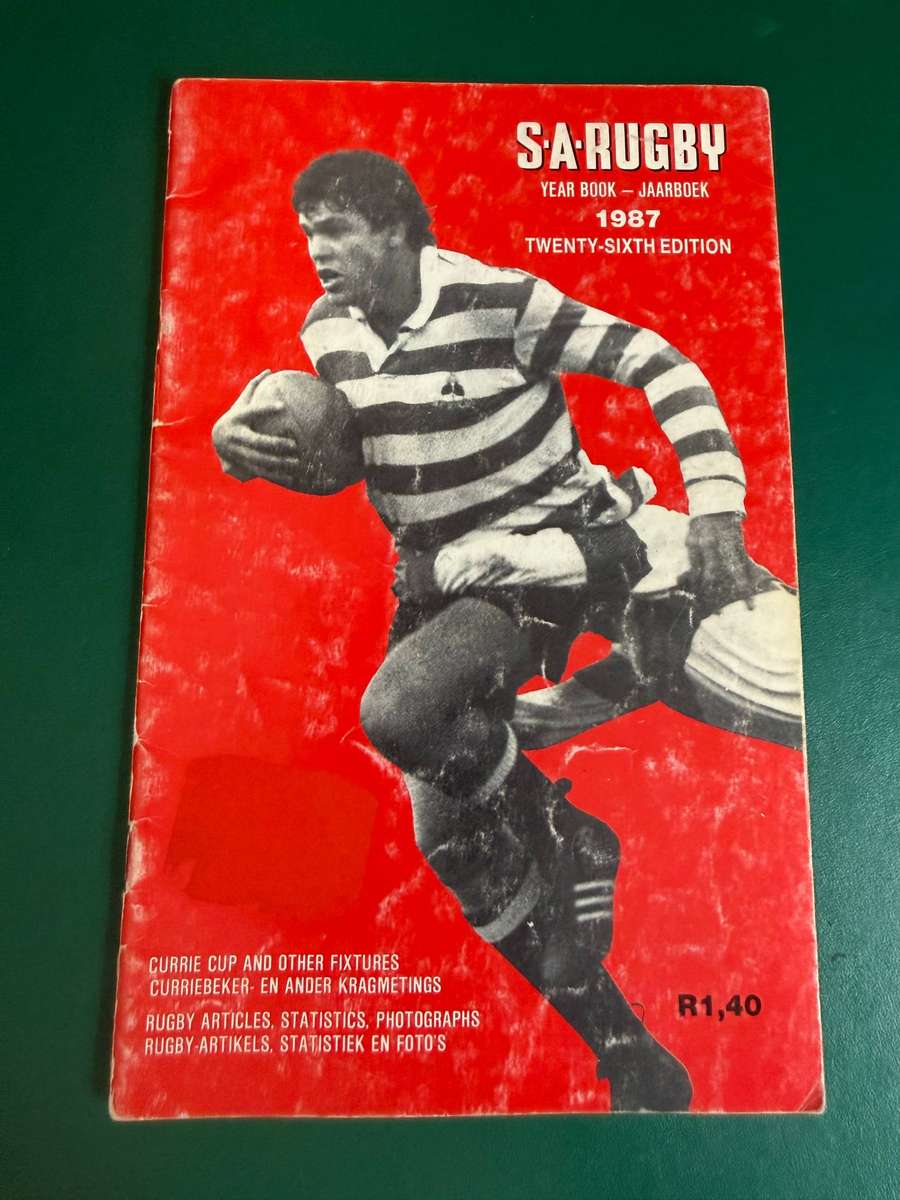Rugby Book/Booklet- SA Rugby Annual 1987