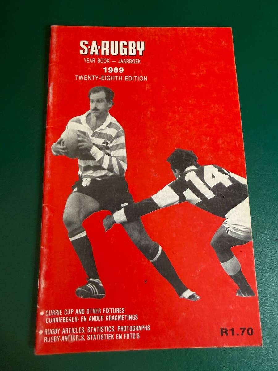 Rugby Book/Booklet- SA Rugby Annual 1989