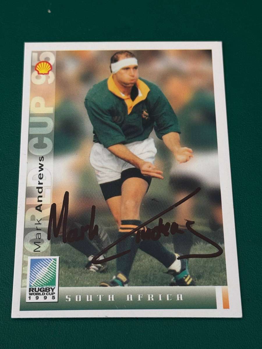 Rugby Card - *SIGNED* Mark Andrews 1995 Sports Deck Rugby Card