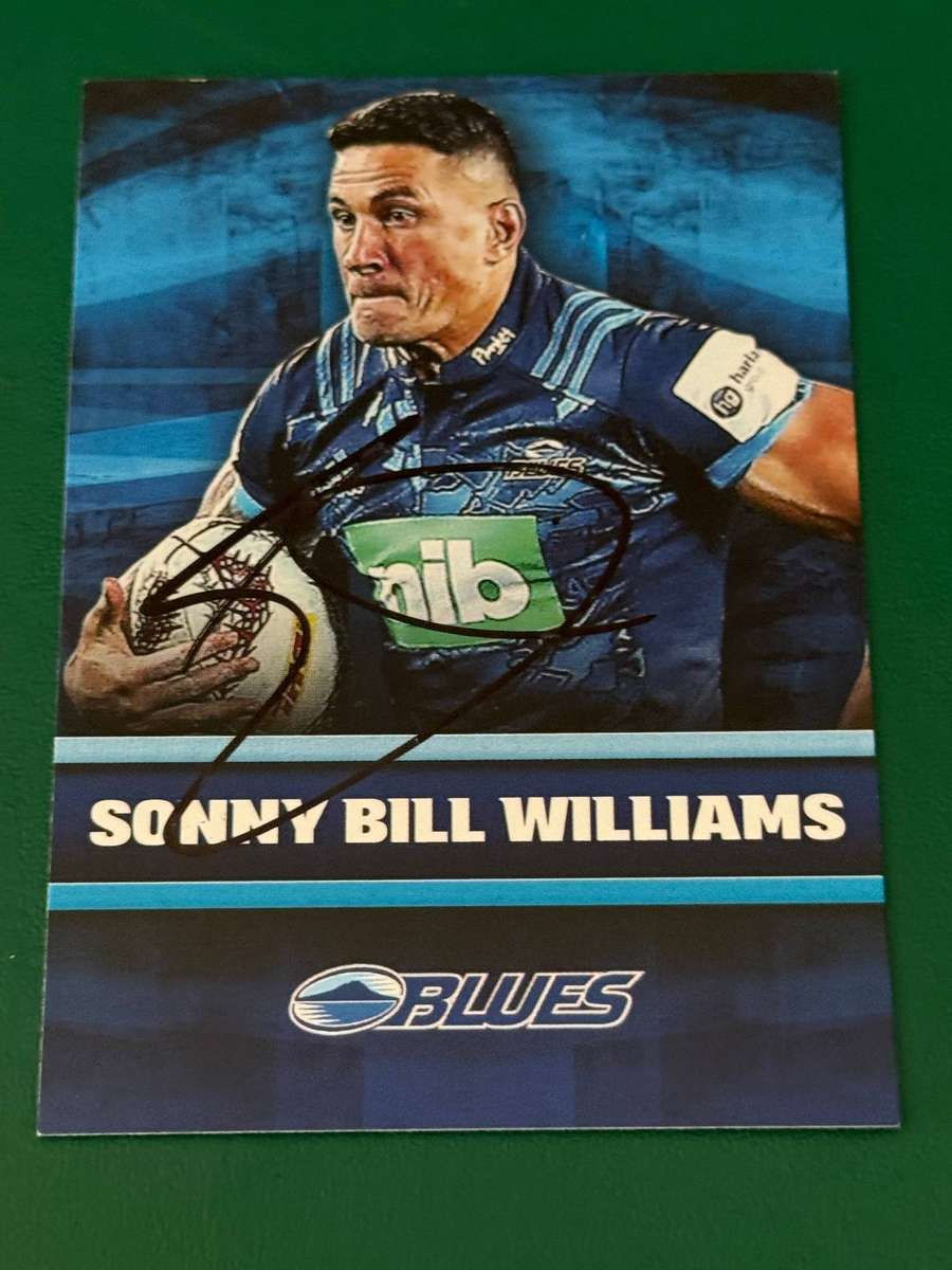Rugby Card - *SIGNED* Sonny Bill Williams 2017 NZ Tap and Play Rugby Card
