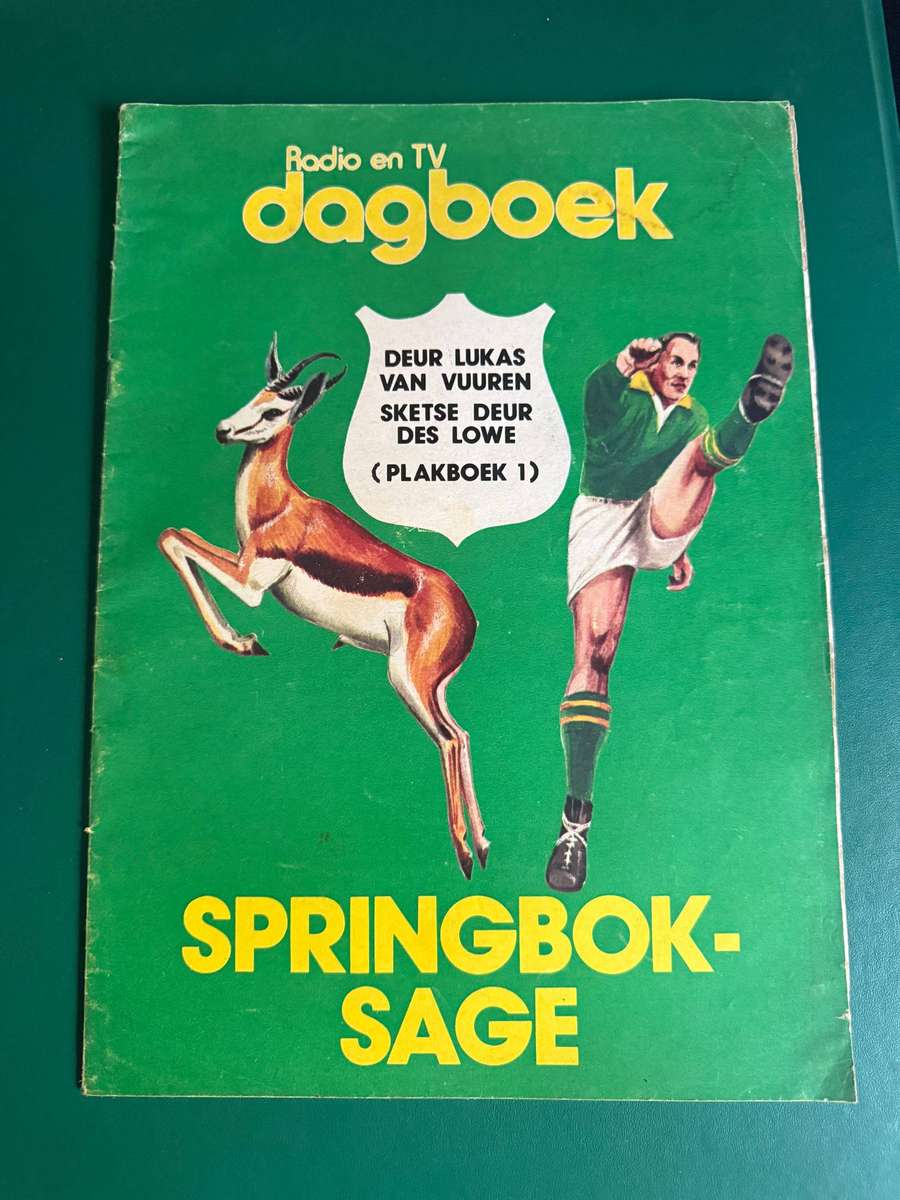 Rugby Album - Springbok Sage Plakboek 1
