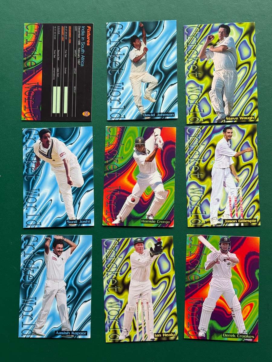 Cricket Cards - 9 * 1996 Sportsdeck Cricket Cards