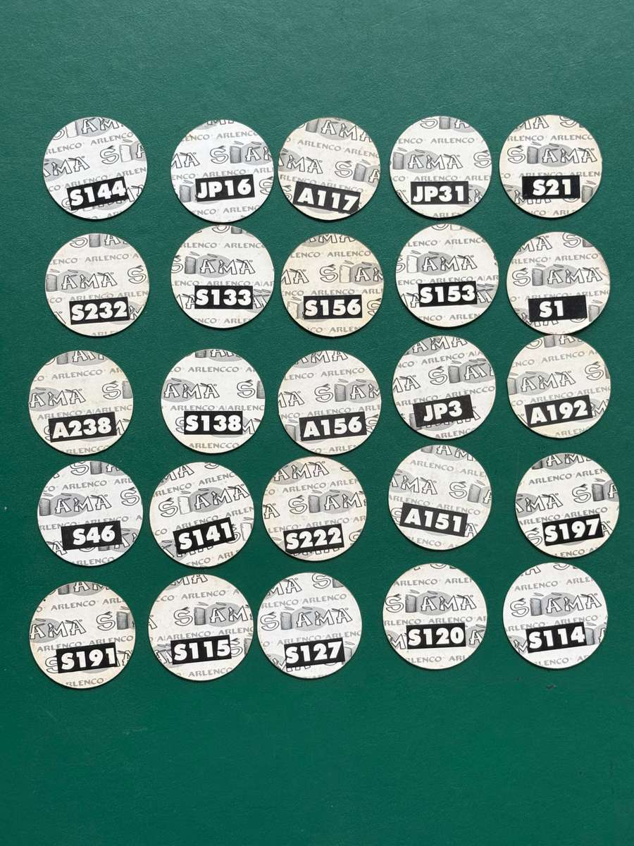 Rugby Tazos/Slammas - 25 * Arlenco 1995 Rugby World Cup Tazos/Slammas