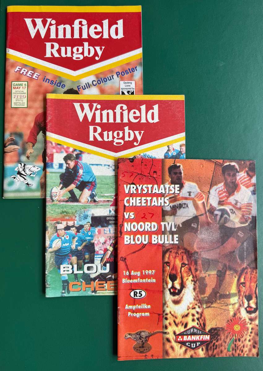 Rugby Programmes * 3 (1997)