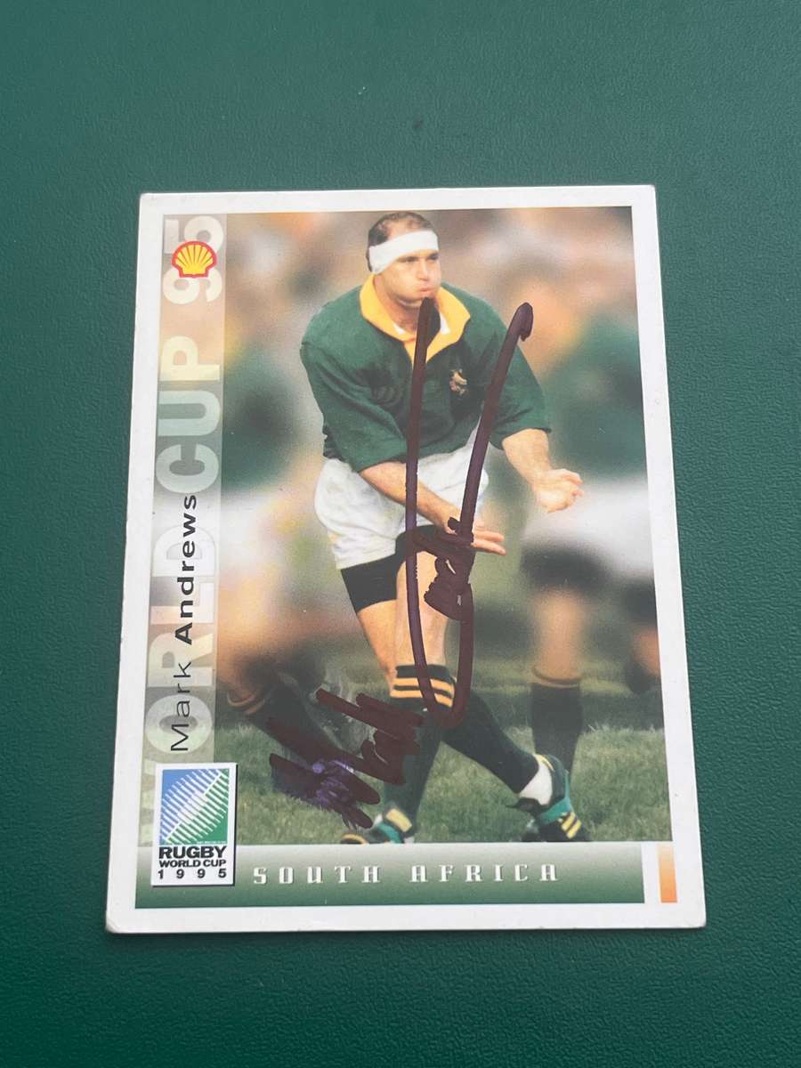 Rugby Card - *SIGNED* Mark Andrews 1995 Sports Deck Rugby Card