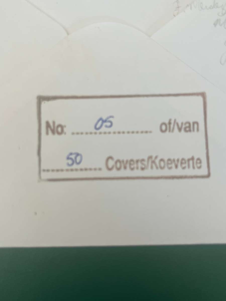 Rugby - *SIGNED* FDC/First Day Cover South-Africa vs Argentina 15/10/1994