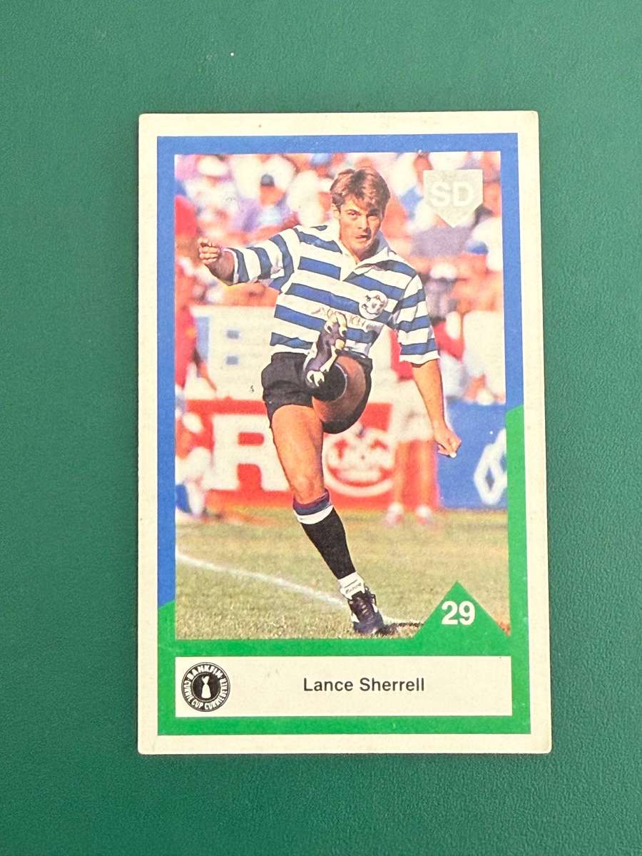 Rugby Card - Lance Sherrell 1992 Sports Deck Rugby Card
