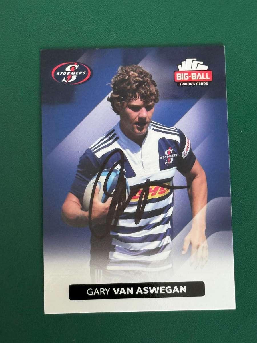 Rugby Card - *SIGNED* Gary van Aswegen 2012 Big Ball Rugby Card