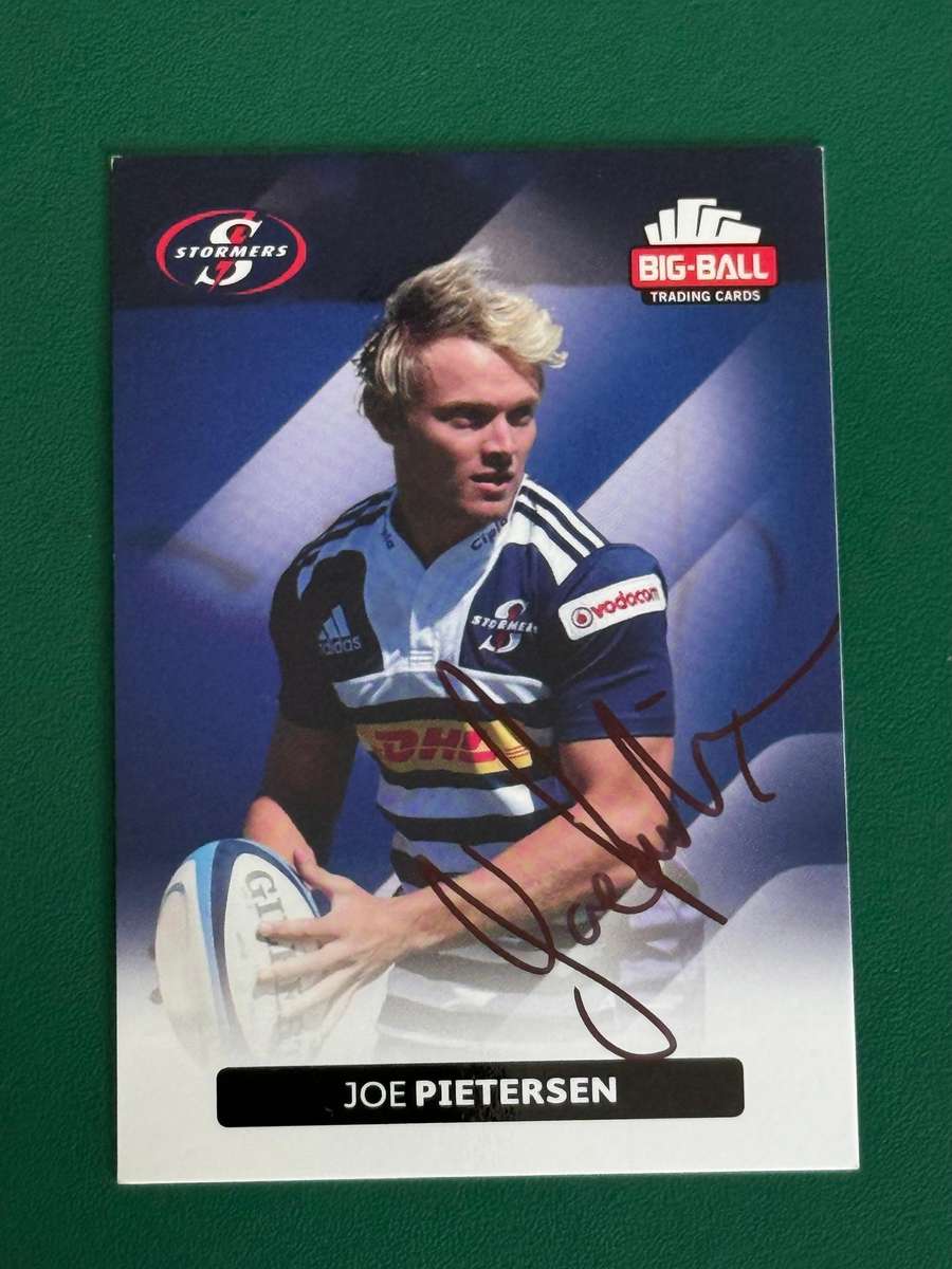 Rugby Card - *SIGNED* Joe Pietersen 2012 Big Ball Rugby Card
