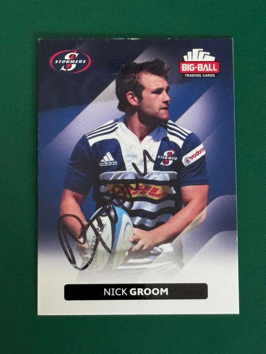 Rugby Card - *SIGNED* Nick Groom 2012 Big Ball Rugby Card