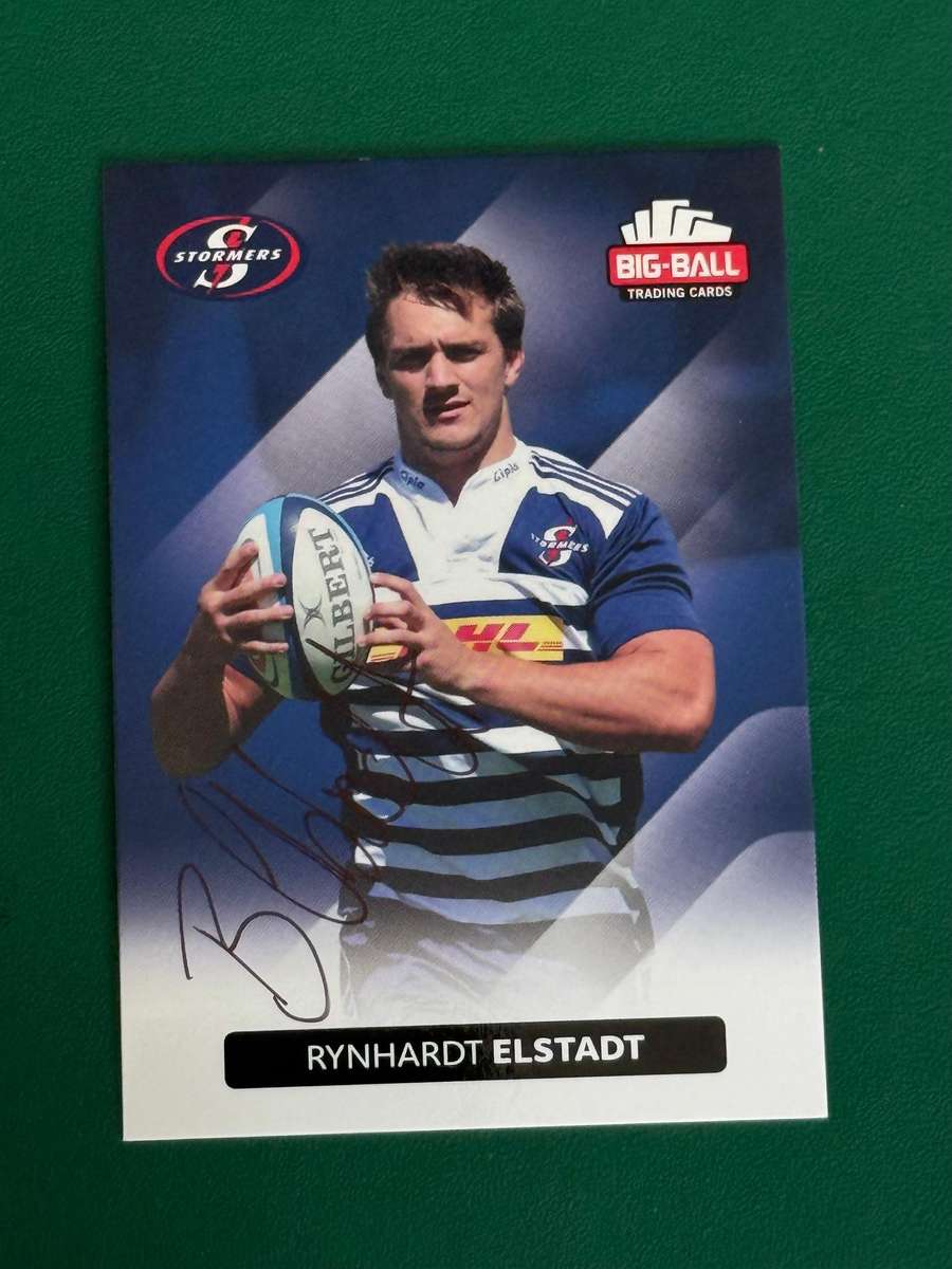 Rugby Card - *SIGNED* Rynhardt Elstadt 2012 Big Ball Rugby Card