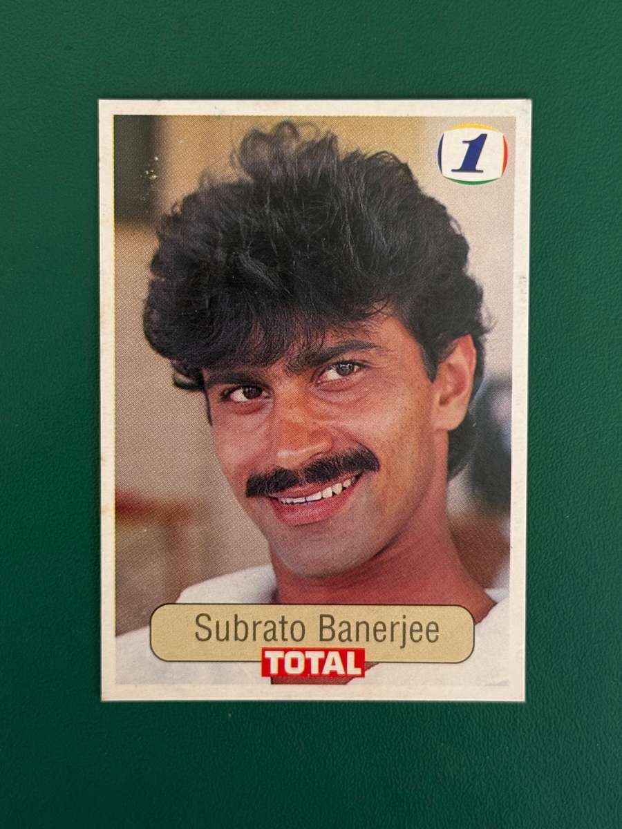 Cricket Card - Subrato Banerjee 1992 Total Cricket Card