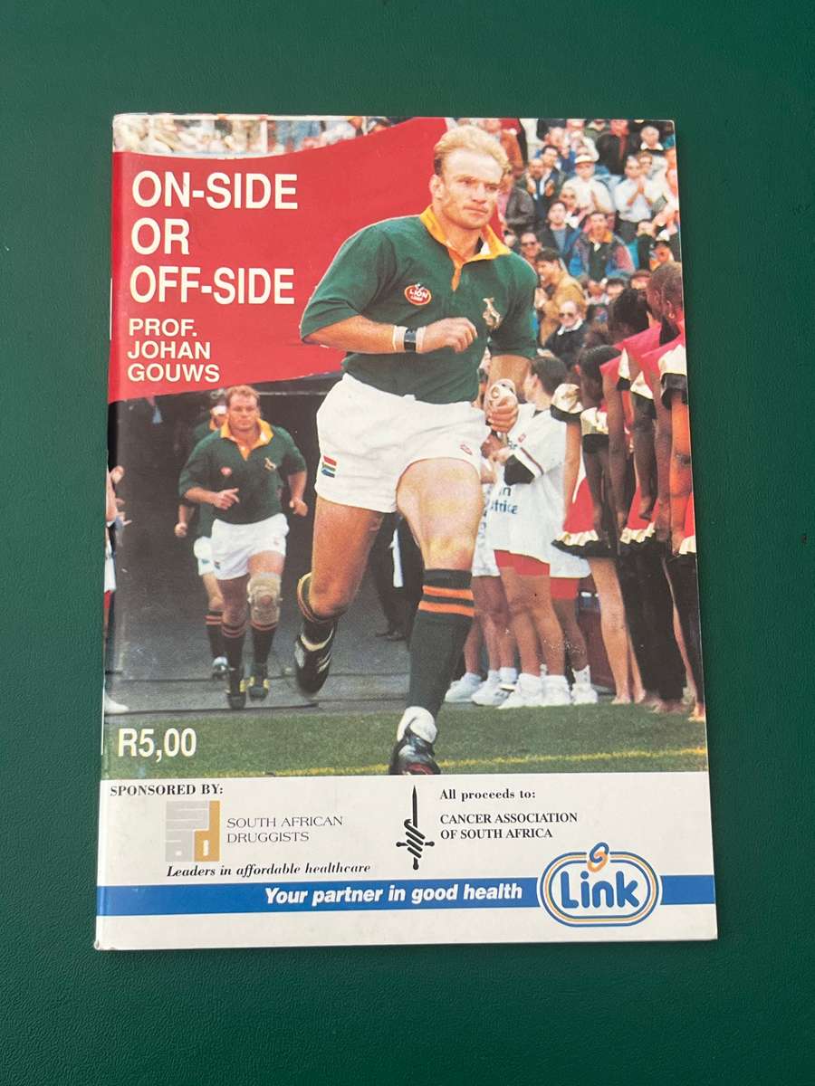 Rugby Booklet - On-side or Off-Side by Johan Gouws (Bilingual)