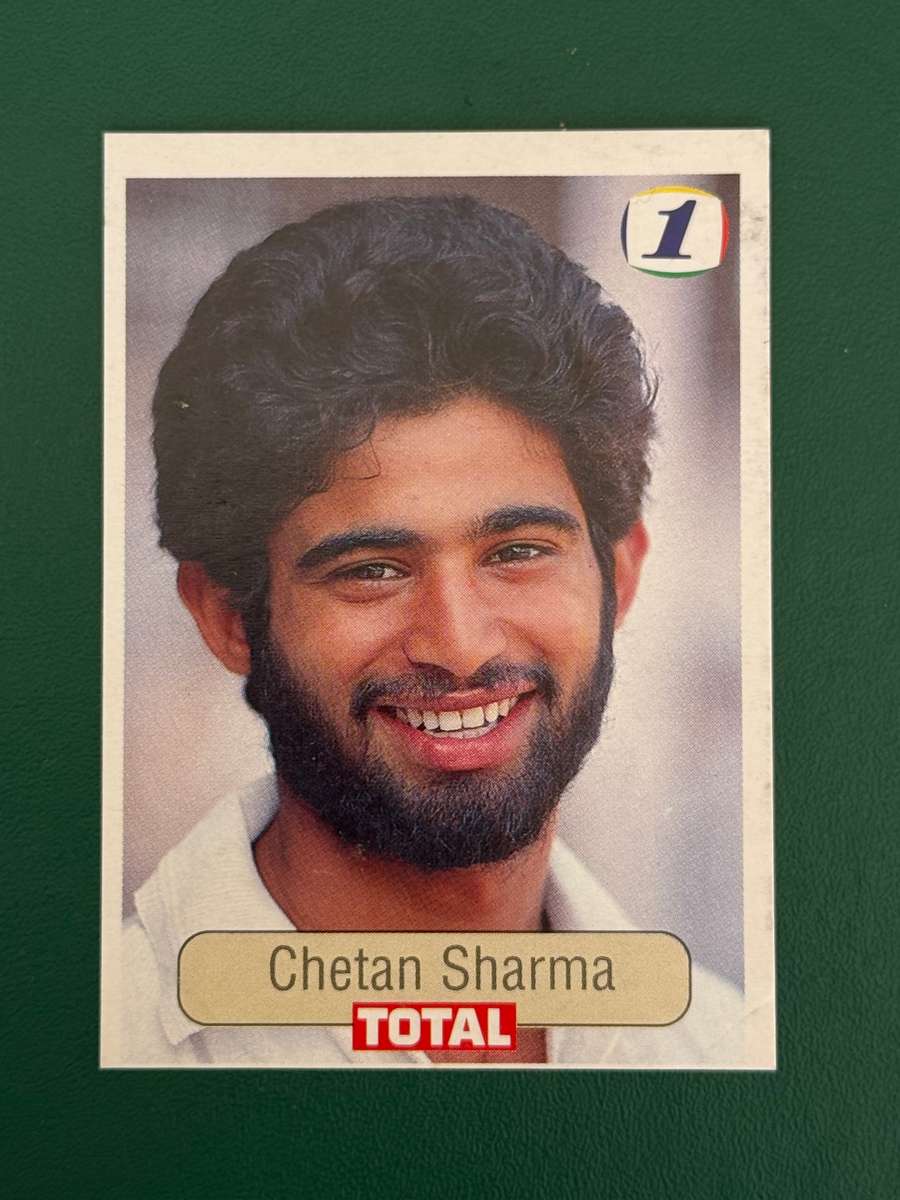 Cricket Card - Chetan Sharma 1992 Total Cricket Card