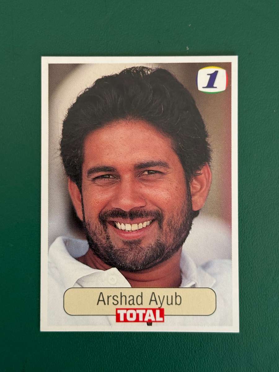 Cricket Card - Arshad Ayub 1992 Total Cricket Card