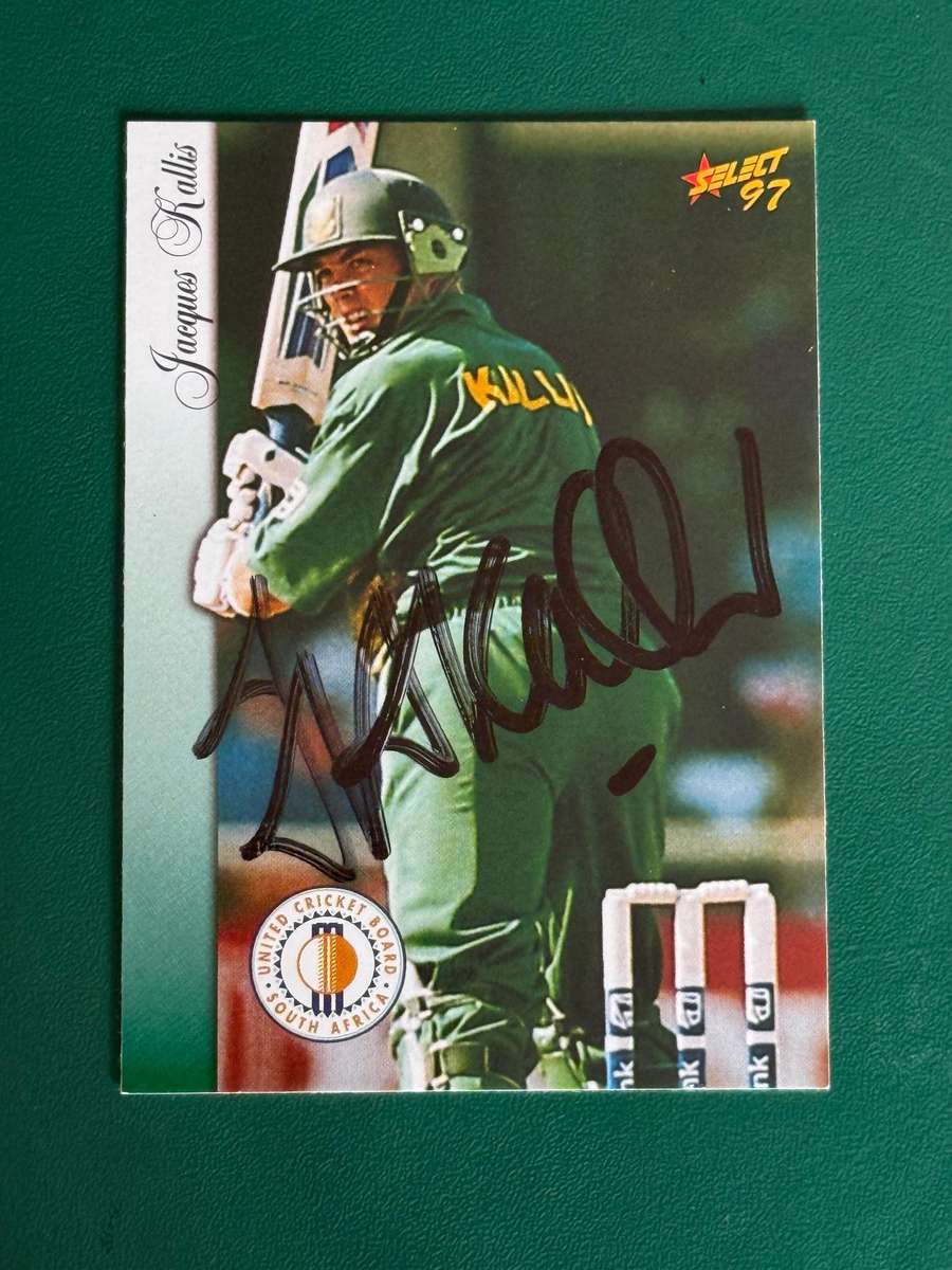 Cricket Card - *SIGNED* Jacques Kallis 1997 Select Cricket Card