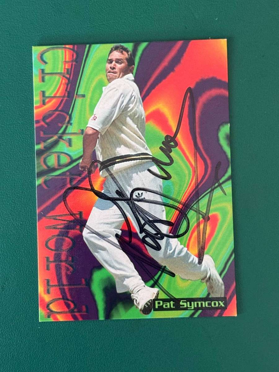 Cricket Card - *SIGNED* Pat Symcox 1996 Sports Deck Cricket Card