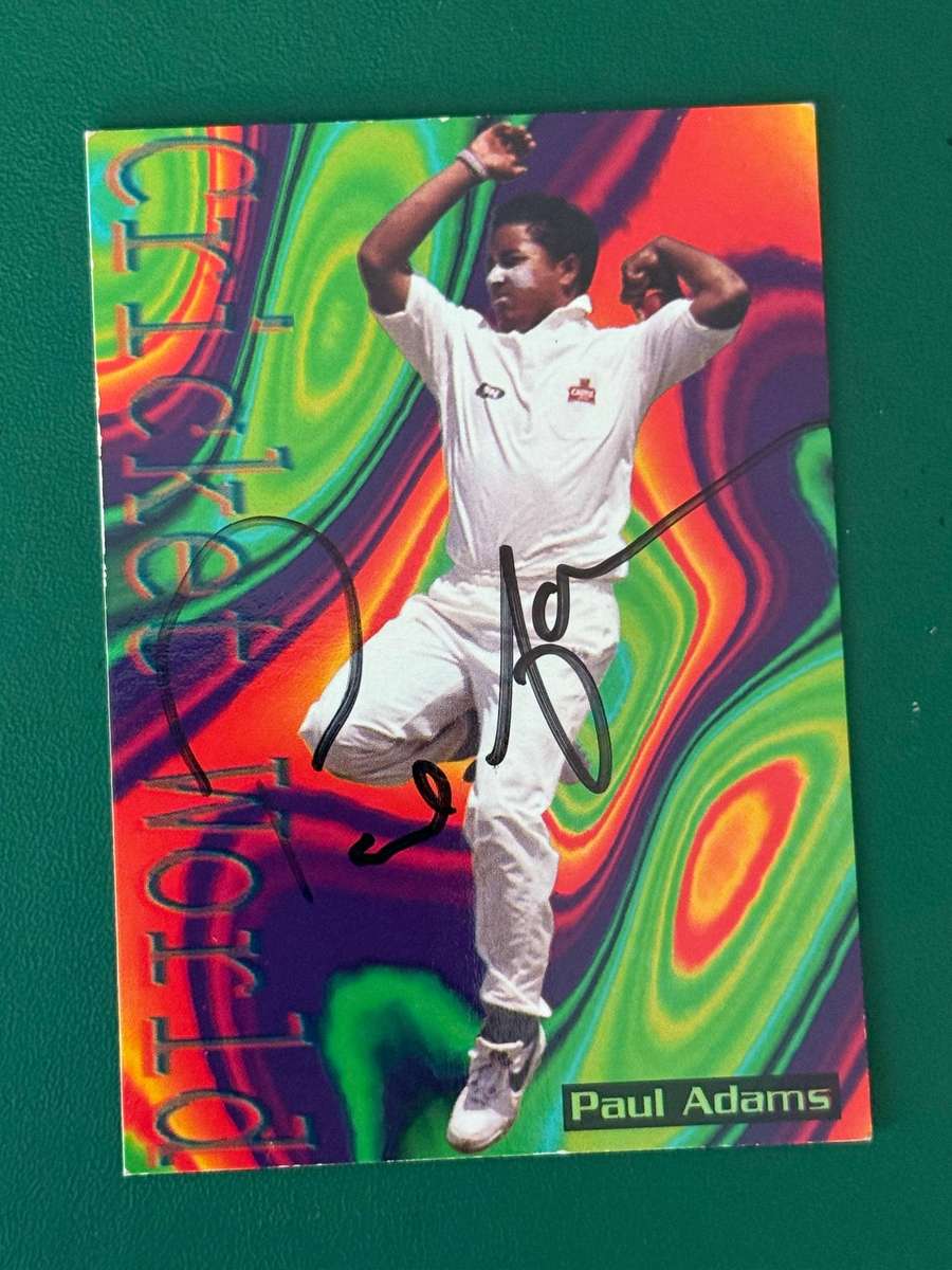 Cricket Card - *SIGNED* Paul Adams 1996 Sports Deck Cricket Card