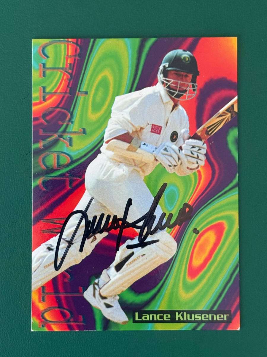 Cricket Card - *SIGNED* Lance Klusener 1996 Sports Deck Cricket Card