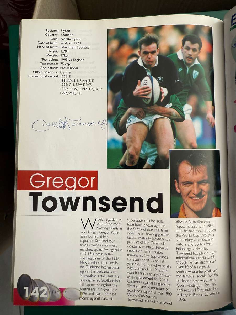 Rugby - *SIGNED* SARFUS Official Guide to the 1997 Lions Tour of South-Africa