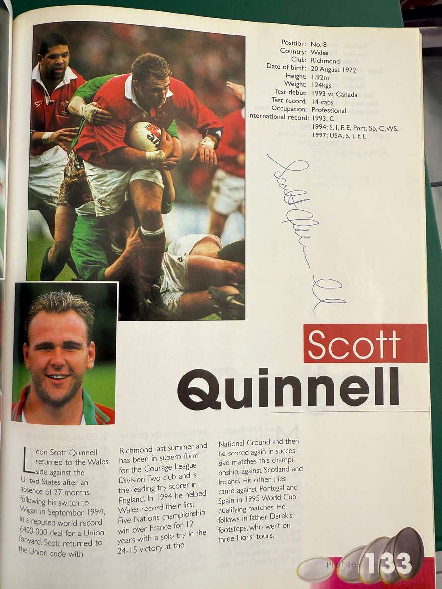 Rugby - *SIGNED* SARFUS Official Guide to the 1997 Lions Tour of South-Africa