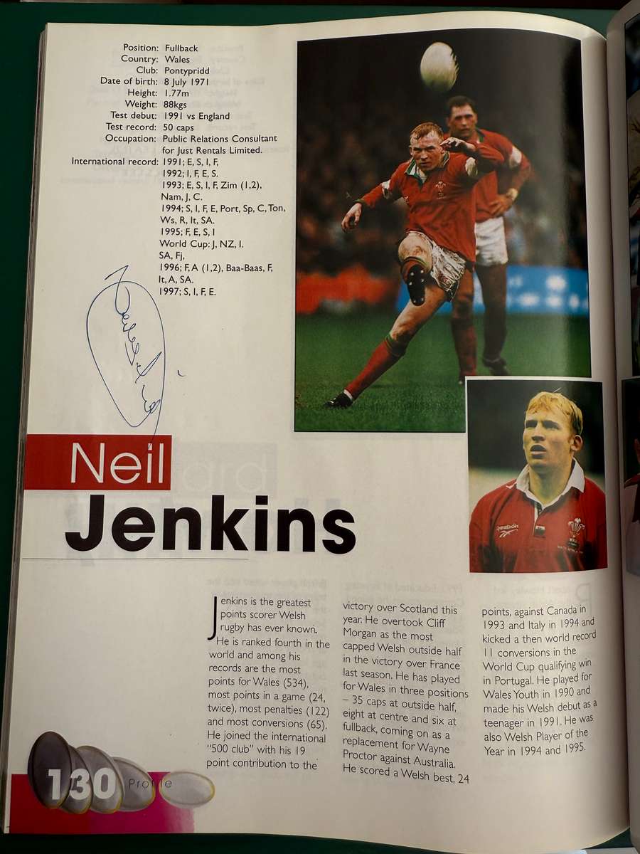 Rugby - *SIGNED* SARFUS Official Guide to the 1997 Lions Tour of South-Africa