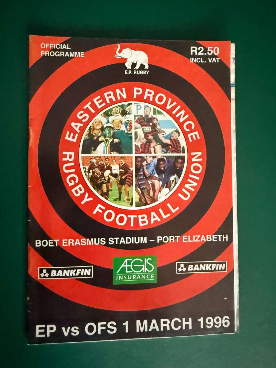 Rugby Programmes - 4 * Rugby Match Programmes (1996)
