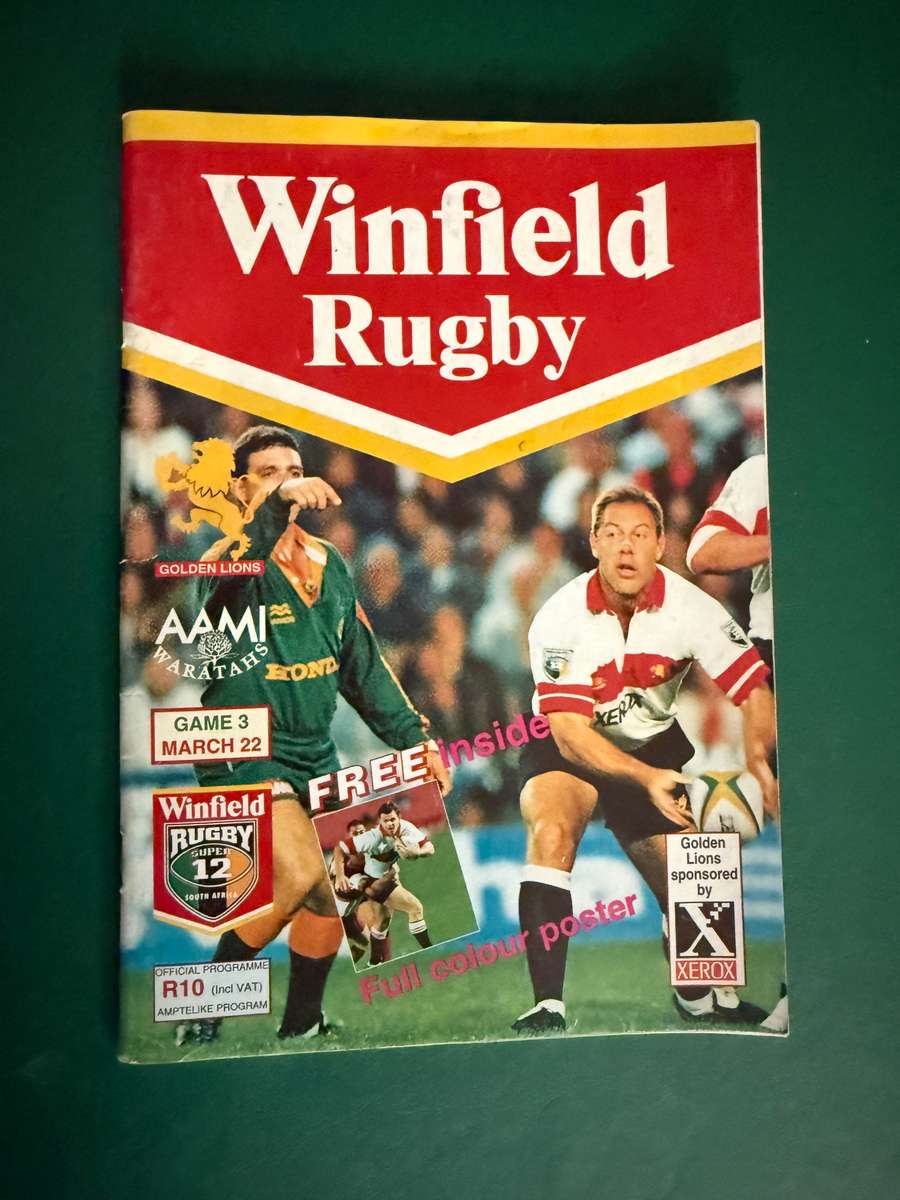 Rugby Programmes - 4 * Rugby Match Programmes (1996-1997)