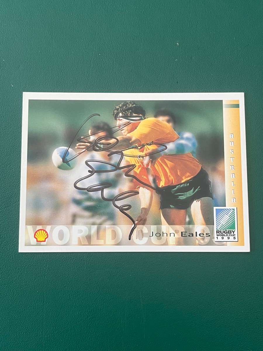 Rugby Card - *SIGNED* John Eales 1995 Sports Deck Rugby Card