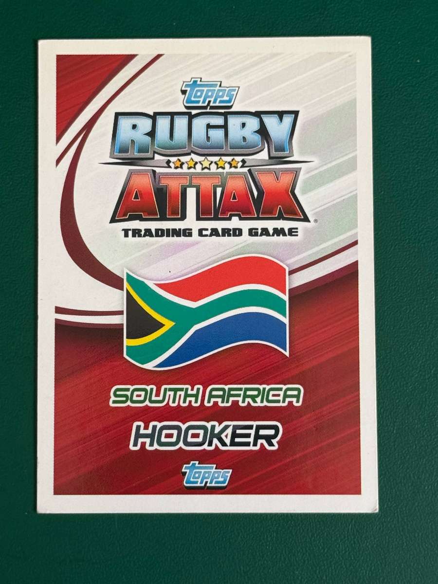 Rugby Card - *SIGNED John Smit 2015 Topps Rugby Attax Rugby Card