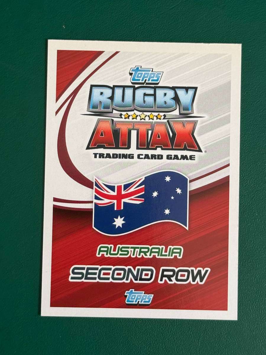 Rugby Card - *SIGNED James Horwill 2015 Topps Rugby Attax Rugby Card