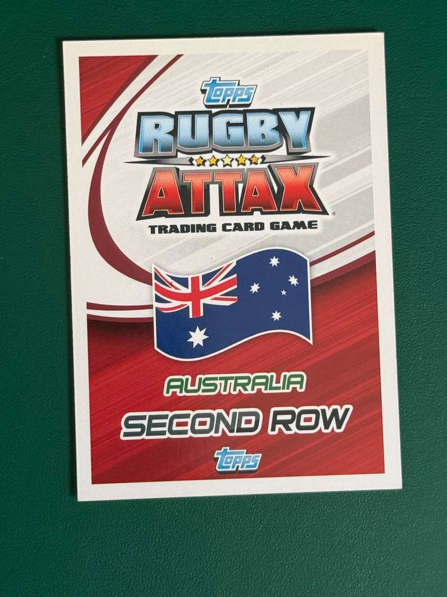 Rugby Card - *SIGNED Rob Simmons 2015 Topps Rugby Attax Rugby Card