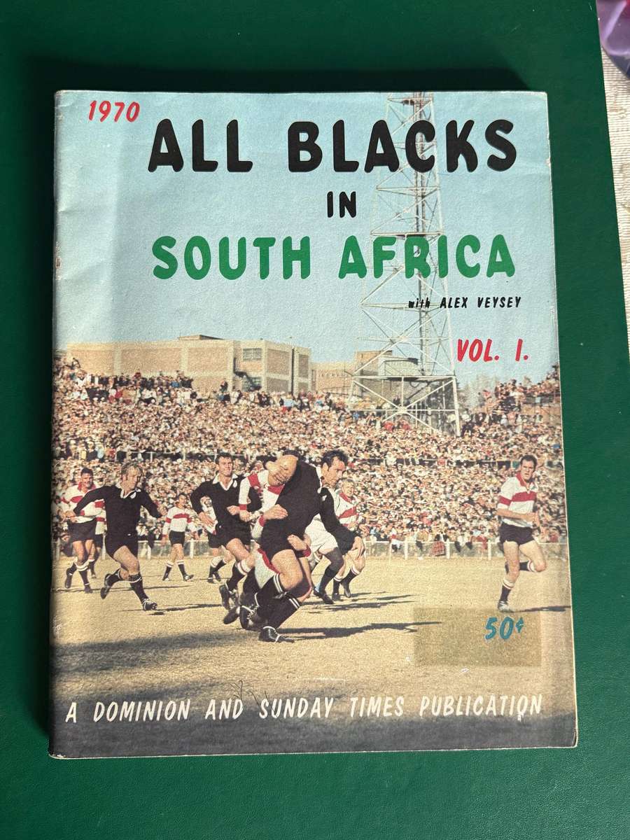 Rugby Supplement/Guide - (118 pages) The 1970 All Blacks in South-Africa (vol 1)