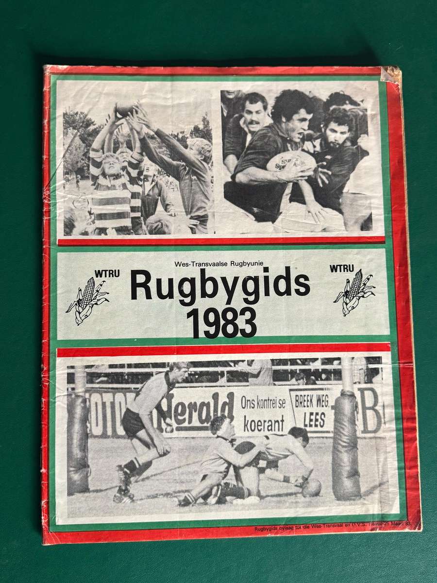 Rugby Guide - Western-Transvaal Rugby 1983 (34 pages)