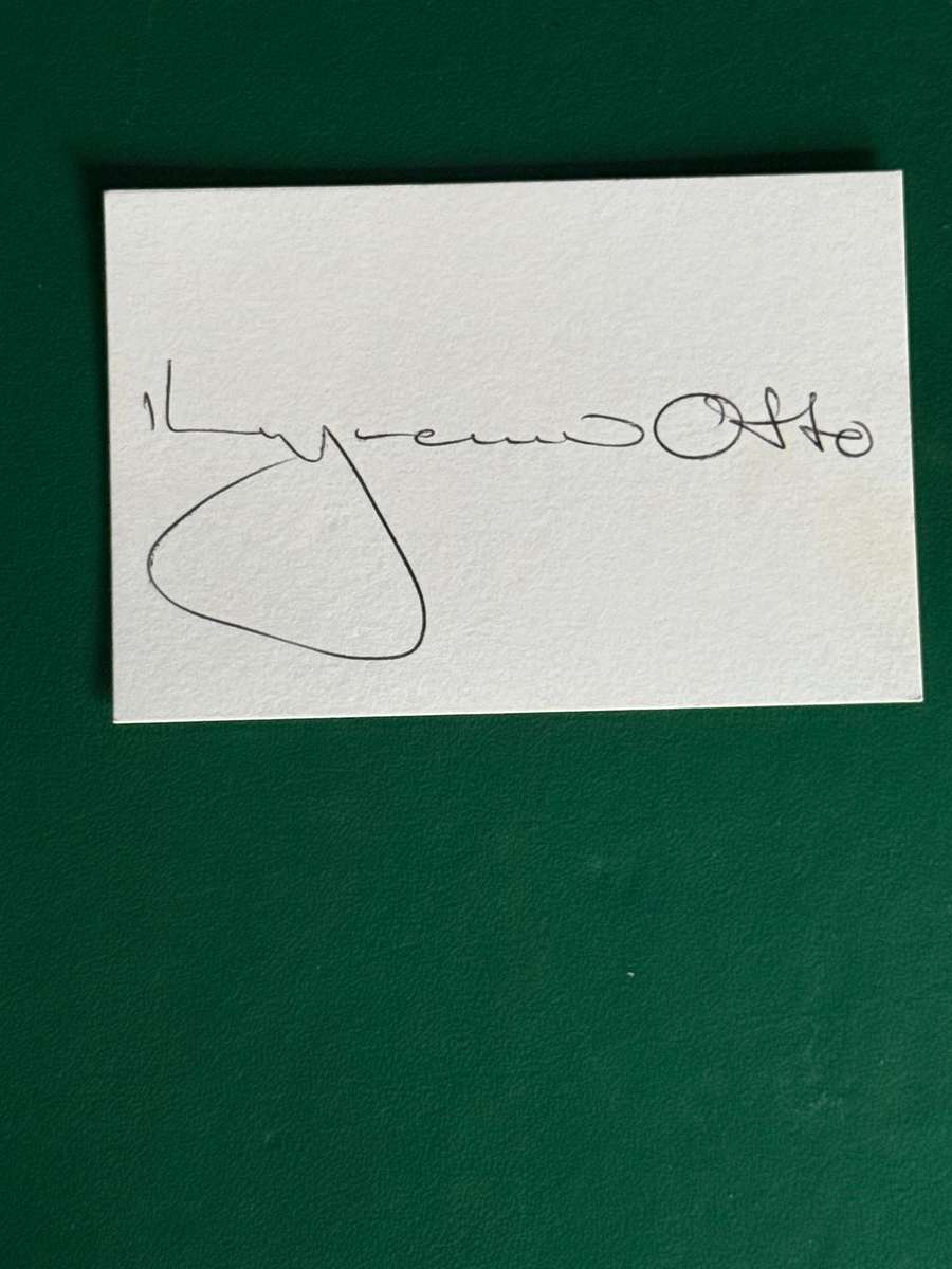 Rugby Autograph - Krynauw Otto (Springbok Nr615)